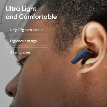 DIZO by realme TechLife Buds Z Bluetooth Headset (Onyx, True Wireless) DIZO by realme TechLife Buds Z Bluetooth Headset (Onyx, True Wireless)